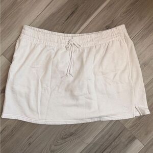PINK Victoria's Secret White Mini Skirt